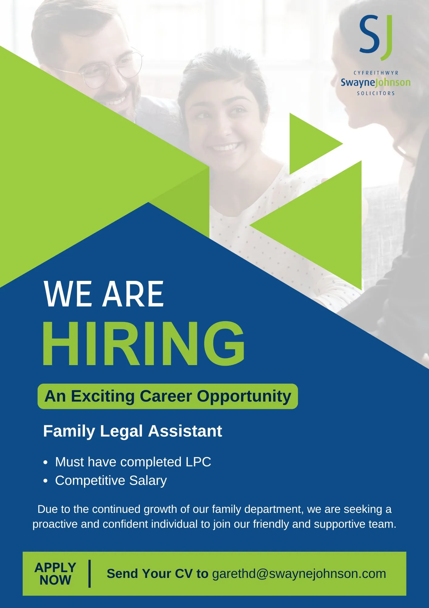 Swayne Johnson Job Opportunties