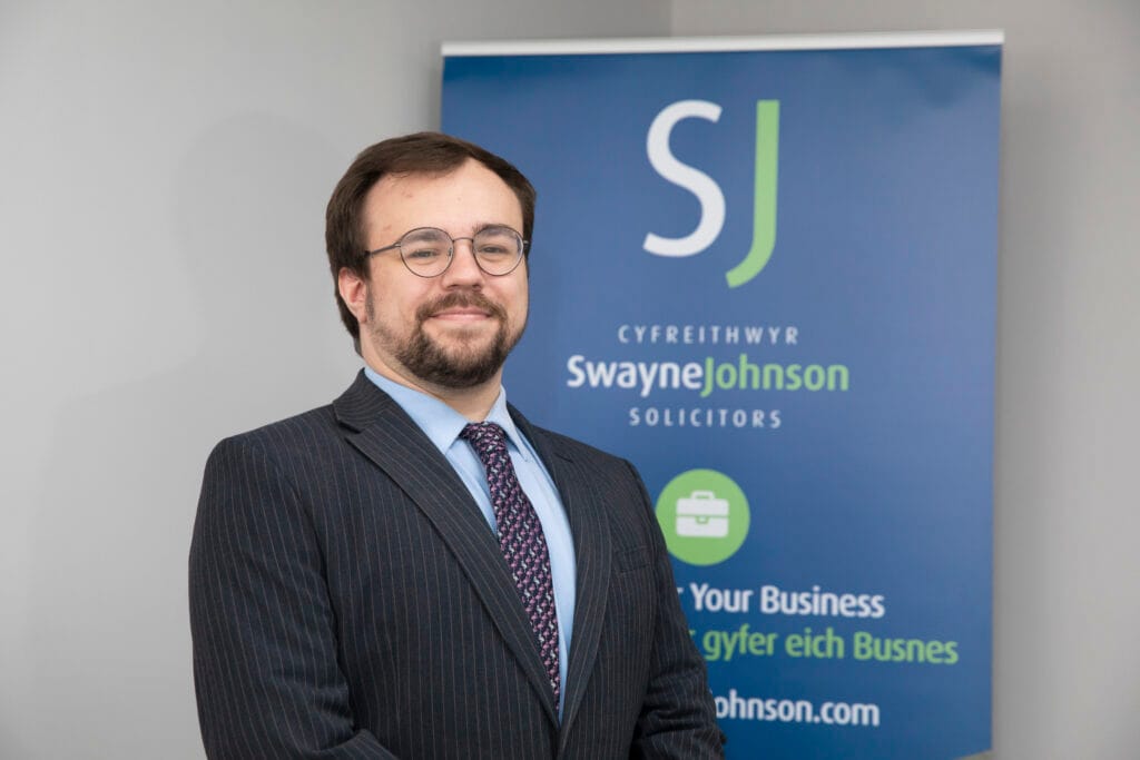 Swayne Johnson Solicitors , Mold. Pictured is Elliot Lacy .